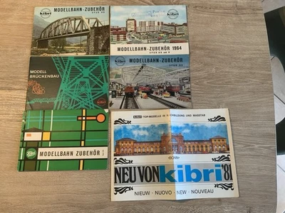 6 x Alte Kataloge/ Sonstiges von Kibri  1960er Jahre - Bild 1 von 4