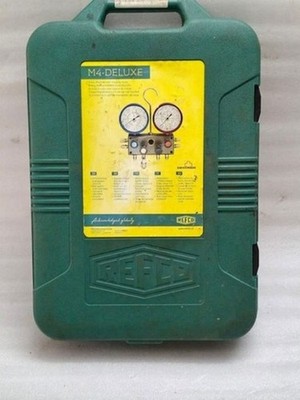 REFCO SM4 BM4 M4 M4-DELUXE-DS-R407C 4 VALVE MANIFOLD W/HOSES PETI FAST SHIP