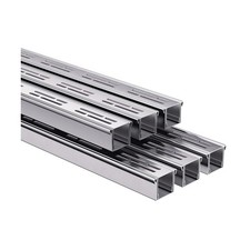 Channel Drain 1.25-Inch Wide X 19.6-Feet Long,Silver Outdoor Pool Deck Drain ...