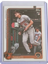 2025 Topps Factory Set COBY MAYO RC Photo Variation #20 Baltimore Orioles Rookie