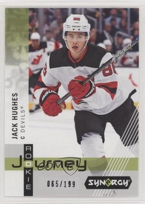 2019 Synergy Rookie Journey Away Jersey Photo Variation /199 Jack Hughes RC fi2