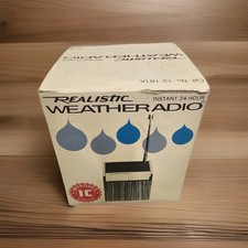 Vintage Radio Shack Realistic Weatheradio Model Number 12-181A Weather Radio
