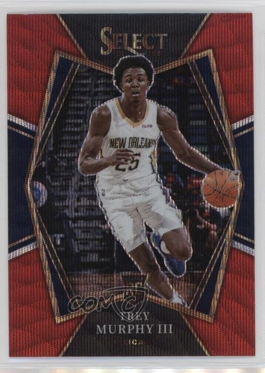 2021-22 Panini Select Premier Level Red Wave Prizm Trey Murphy III #151 18jt