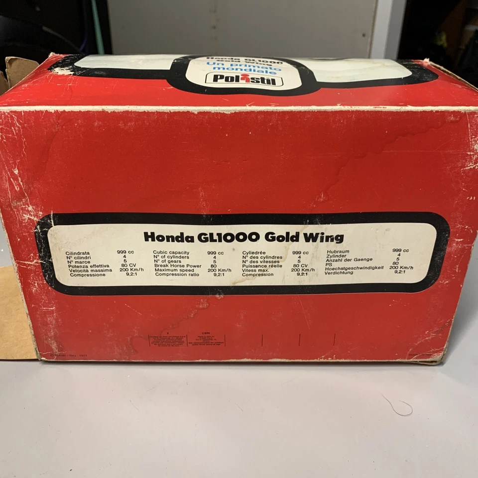 POLISTIL 1:10 HONDA GL1000 GOLD WING | SEMINUOVO | Moto Collezione Modellismo - Immagine 4 di 4