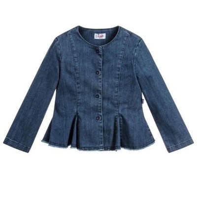 Il Gufo Girls Denim Jacket Sz 7 - Sz 7 8