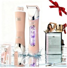 BTYJLEBE 5-in-1 Bikini Trimmer for Women Dual Head Electric Razors