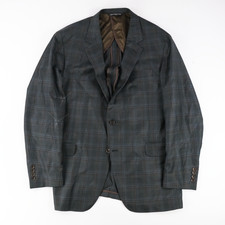 Coppley Loro Piana Reda 130's Wool Suit Jacket Sport Coat Size 46L 2 Button Vent