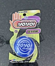 Jaru Super Action Yo-Yo Classic ~ Blue ~ New Sealed Package ~ Vintage Style