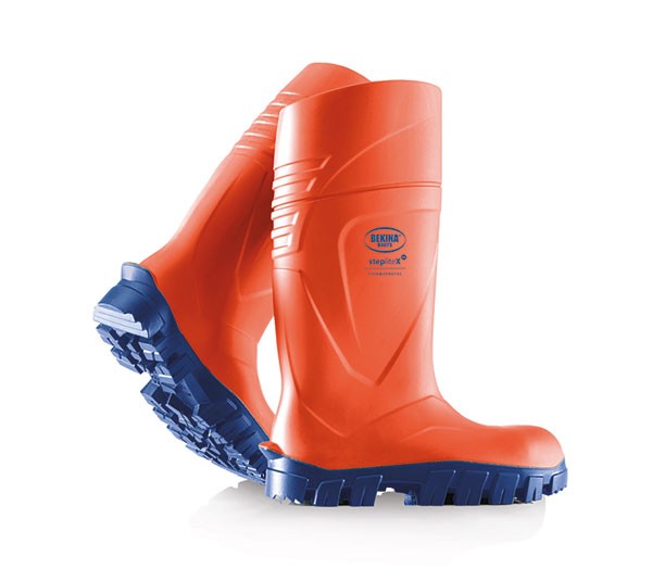 Bekina Steplite X Thermoprotec Full Safety Non Metalic Wellingtons S5 Orange 9