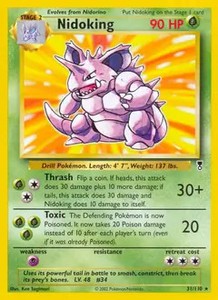 Nidoking - 31/110 - Pokemon Legendary Collection Rare Card WOTC NM