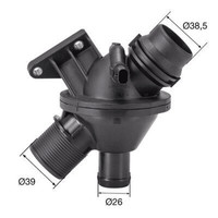 Thermostat KüHlmittel FüR BMW 1 2 Coupe Cabriolet 3 Gran Turismo Touring 4 5 X1