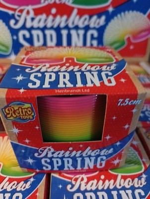 Regenbogen Frühling Slinky Retro sensorisches Fidget Taschenspielzeug für Kinder