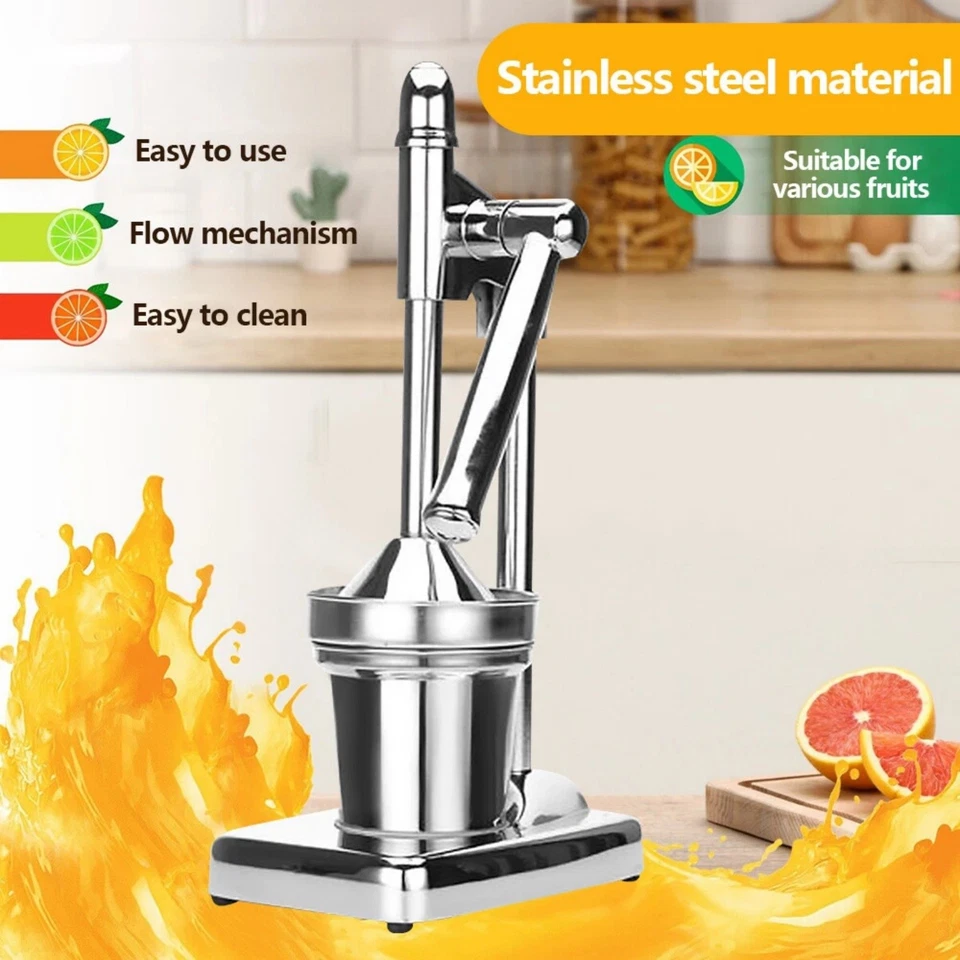 Prensa manual comercial exprimidor de frutas exprimidor de limón naranja máquina de prensa Foto 4 de 4