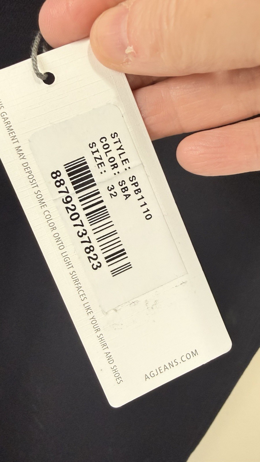 AG Adriano Goldschmied The Stilt Cigarette Leg Black Jeans Womens Size 32R NWT thumbnail 5