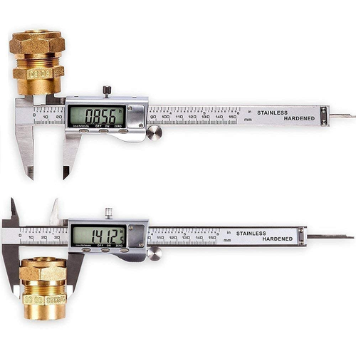 Calibrador Digital Herramienta Medicion Acero Inoxidable Micrometro LCD 150mm - Bild 2 von 12