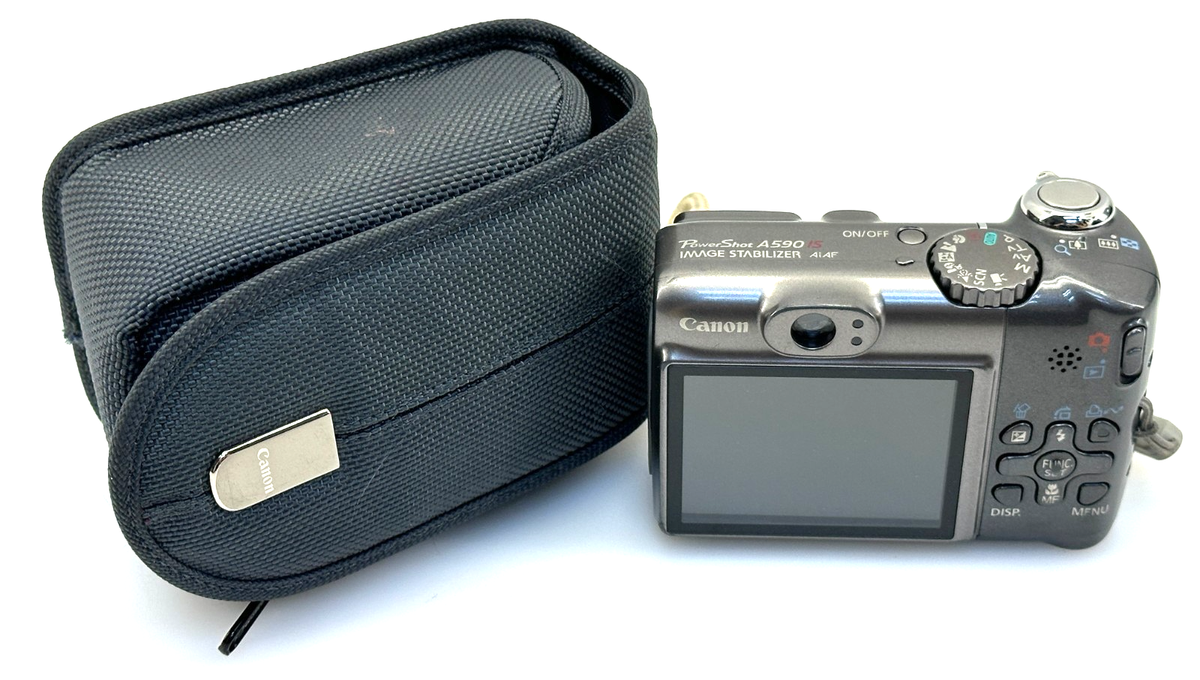 Canon PowerShot A590 IS 8.0MP Digital Camera Gray | eBay