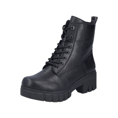 Rieker Biker Boots Schwarz 74530-00 Damen Schuhe