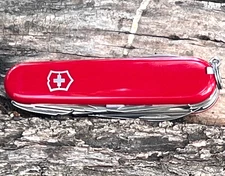 Victorinox Swiss Army Original Knife Red Deluxe Tinker 1.4723, New In Box