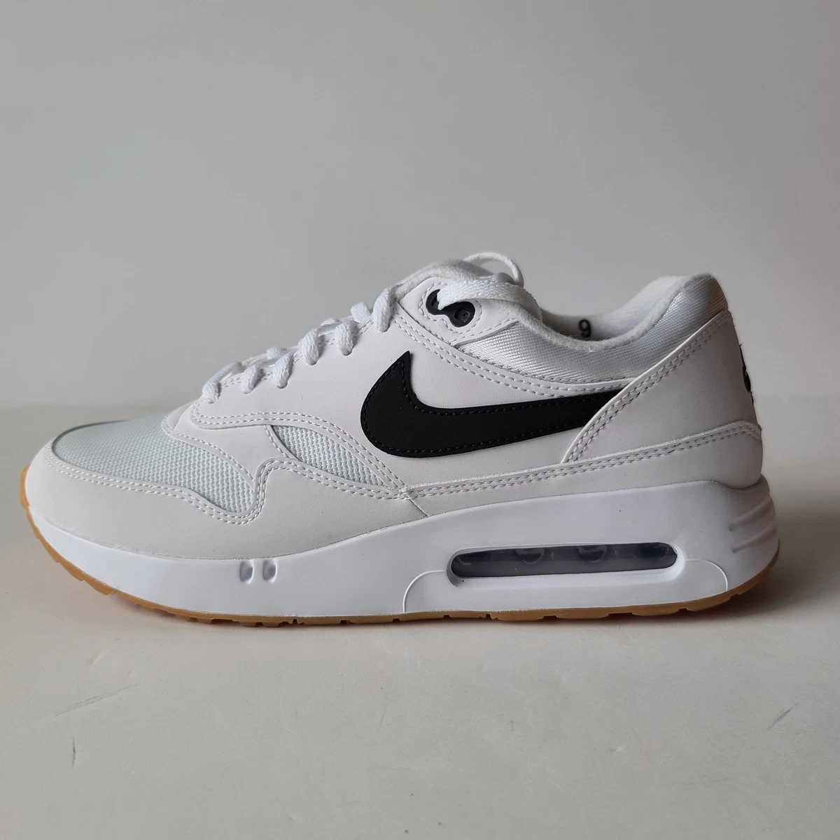 Nike Air Max 1 G Golf Shoes Mens Size 12.5 White Black Gum FN0697-100 Sneaker Nike Air Max 1  main image 3
