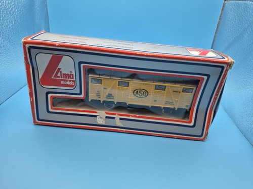 Lima 1:87 H0 - 303164 Gedeckter Güterwagen ASG der DB - gelb in OVP  | Zustand: Gebraucht