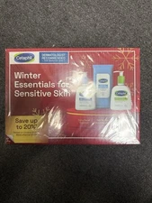 Cetaphil Winter Essentials For Sensitive Skin Cleanser, Cloths, Lotion