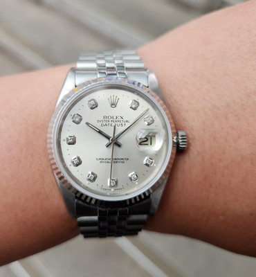 Vintage Rolex Datejust 16014 Cal 3035  27Jewels Automatic Men`s  Date Watch