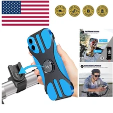 Tool-Free Detachable Bike Phone Mount for 4-6.7'' Smartphones - Easy Install