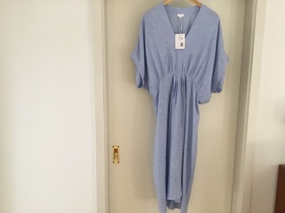 Neu! Sommerkleid von Lala Berlin, Gr. 38, in hellblau, 100% Viskose