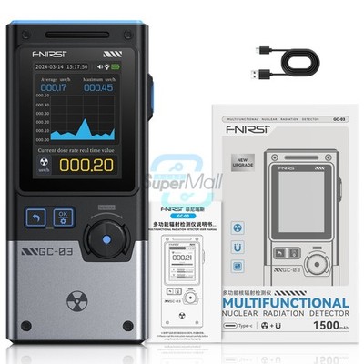 FNIRSI GC-03 3-IN 1 Electromagnetic Radiation Detector NR+EF+MF Detection Tools