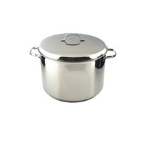 Riess Hoher Topf Cristall Mit Deckel Ø16Cm Edelstahl