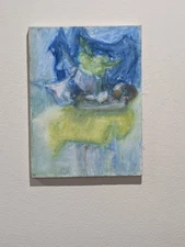 Estate Sale Collection Texas Artist Acrylic Painting Canvas 12" x 16" 