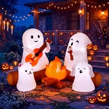 6 FT Halloween Inflatable Ghost,Blow Up Yard Decoration