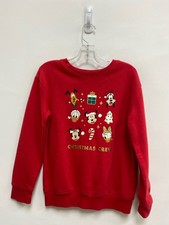 Jumping Beans SIZE 8 Red Multi Color Disney Girl's Sweatshirt