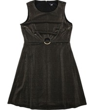 Tommy Hilfiger Womens Party A-line Dress, Metallic, 12
