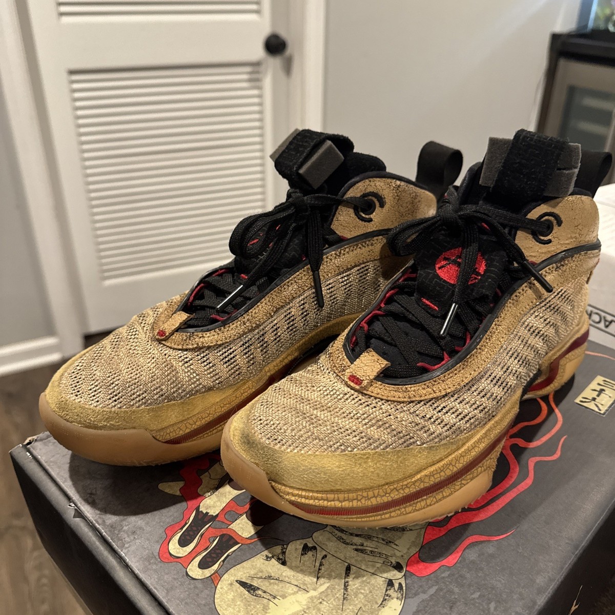 むい① Size 10.5 - Rui Hachimura x Air Jordan 36 Black Samurai (READY TO