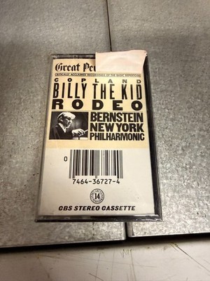 Copland Billy the Kid - Rodeo - Bernstein - CBS Great Performances Cassette #14