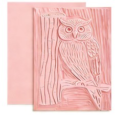 Linoleum Blocks for Printmaking, Pink Rubber 4 X 6 Inches, - 2 Pack