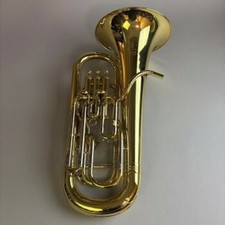 YAMAHA YEP-642 Bb/F Euphonium Gold Neo Series w/ Hard Case  Mouthpiece Rare