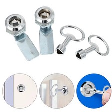 2 Pieces Distribution Cabinet Latch Drawer and Lock Durable Triangle Electric