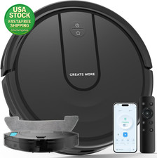 Robot Vacuum and Mop Combo 5000Pa Self-Charging Wi-Fi for Pets