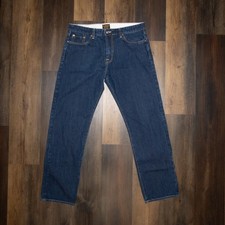 Civilianaire Reg Jean Mens 34 (Tag 35) Gold Selvedge Denim Zip Fly Made in USA