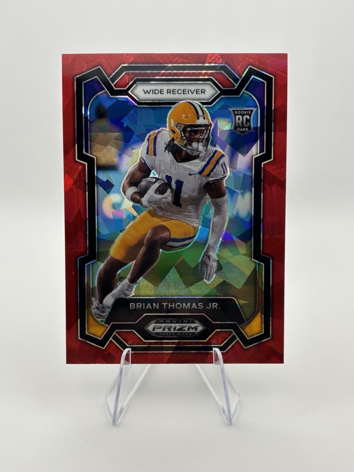 2024 Panini Prizm Draft Picks - Brian Thomas Jr. #118 Red Ice Prizm (RC)