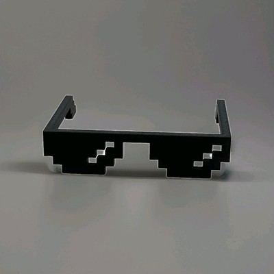 Minecraft Sonnenbrille Nerd Sammlung Schreibtisch Gaming Pixel Art Cosplay
