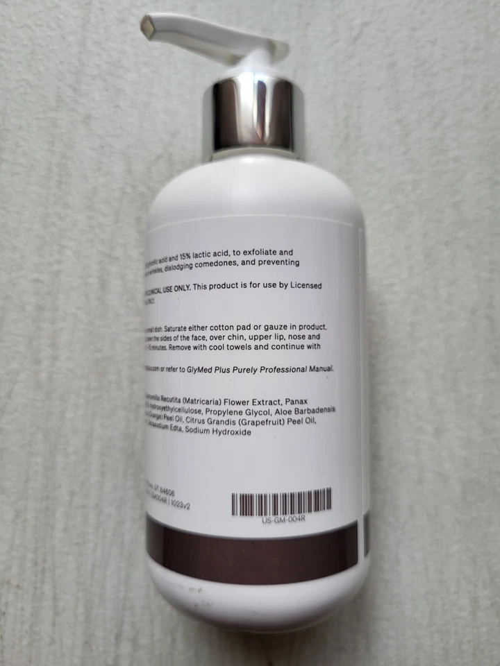 GlyMed Plus Professional Exfoliator with 30% Alpha Hydroxy Acids (8fl oz/236 mL) - Image 3 of 3