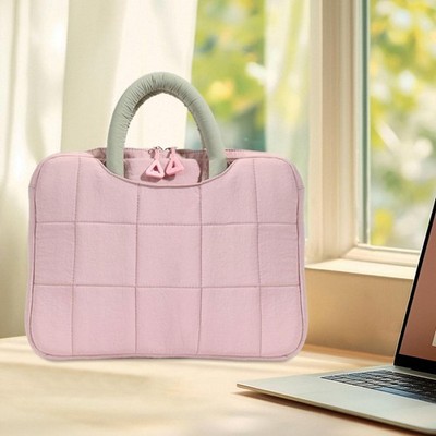 Laptop-Aktentasche für Damen, Computertasche mit Griff, modische tragbare