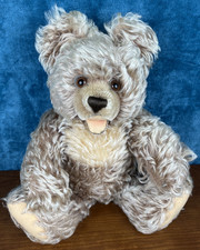 Steiff Zotty 15" Curly Mohair Jointed Bear Jokester Laughing Cheerful Companion