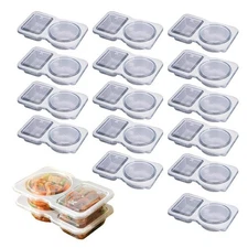 Double Compartment Condiment Container Double Condiment Containers With Lids