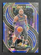 Lebron James 2024-25 Panini Select Premier Level Blue Ice Prizm Base #111