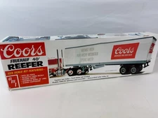 Coors Fruehauf 40' Reefer #5203 Trailer 1/25 Scale Kit AMT New Open Box