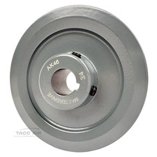 AK46-3/4 Cast Iron 4.5" Single Groove Pulley A Section V Belt 4L 3/4" Shaft Bore